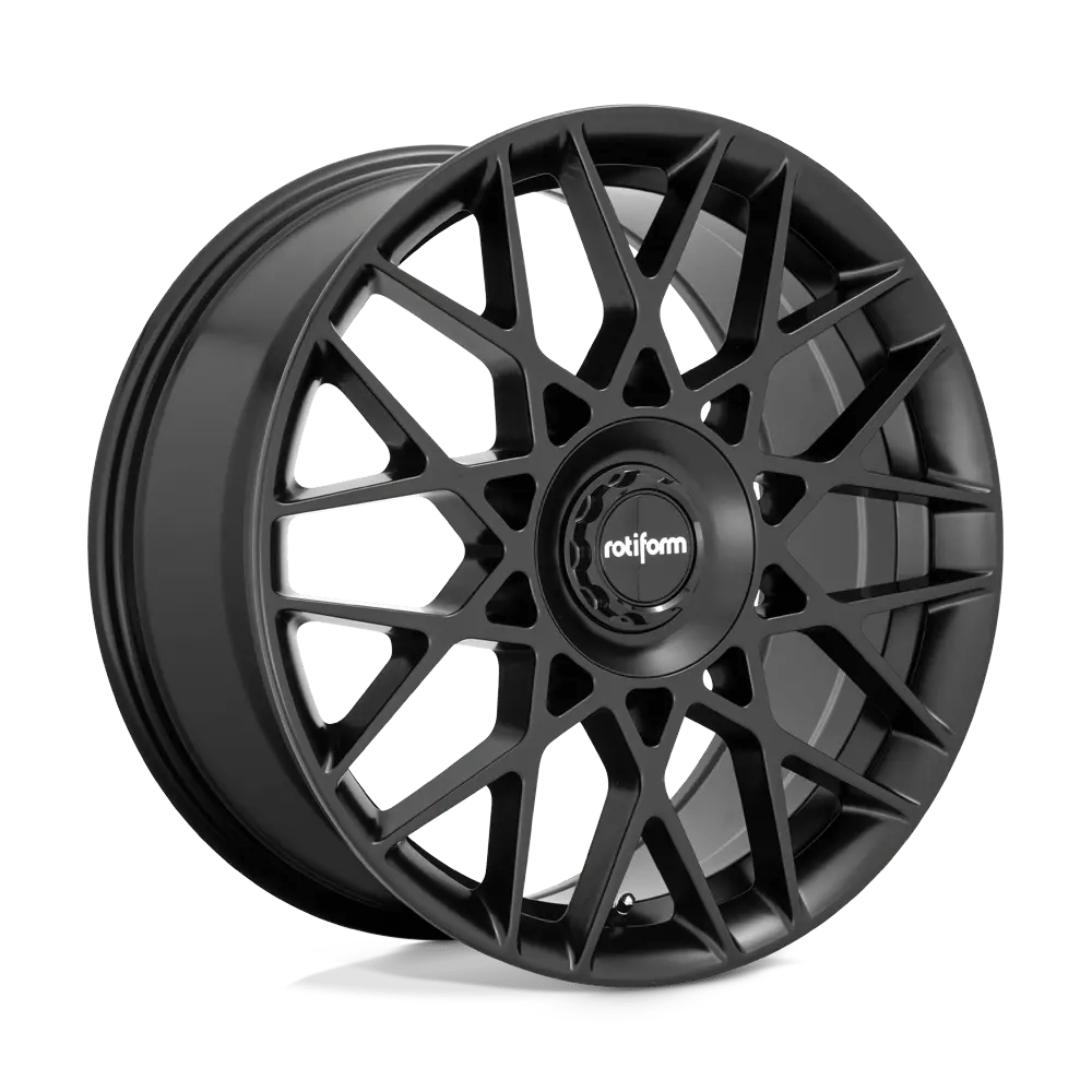 ROTIFORM R165 BLQ - C MATTE BLACK 19X8.5 +45 5X108|5X114.3MM 72.6MM - JB Performance