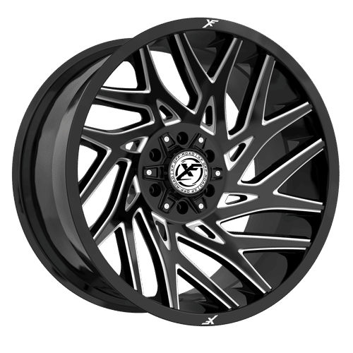 XF OFFROAD XF-229 20x10 5x127/5x139.7 -12 Gloss Black Milled