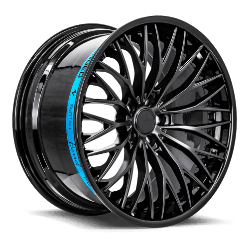 Sentali Barrel Forged SB1 22x10.5 5x112 40 Gloss Black Lip / Matte Black Centre