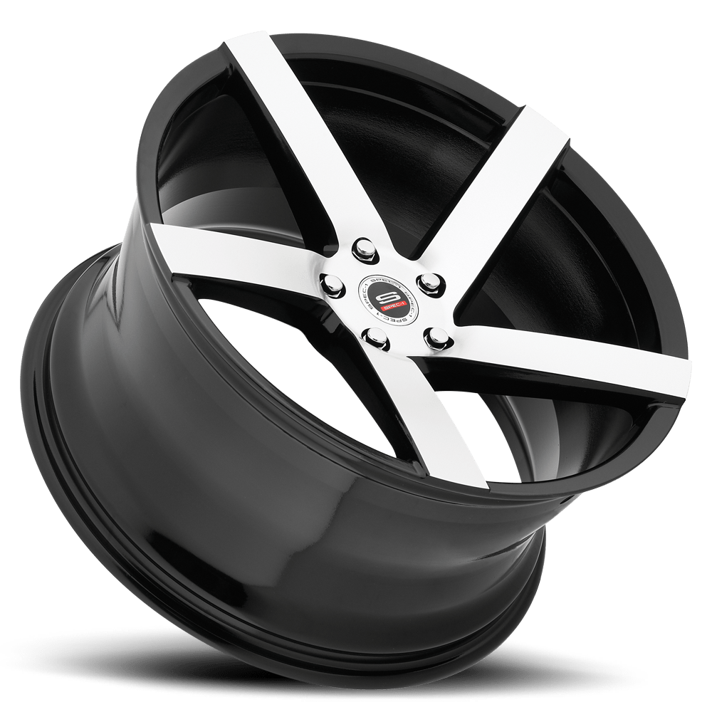 SPEC-1 RACING SPM-80 22x9 5x115 15 Gloss Black Machined