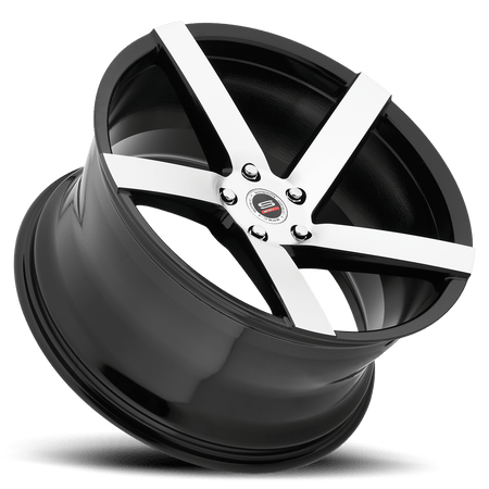 SPEC-1 RACING SPM-80 22x9 5x115 15 Gloss Black Machined