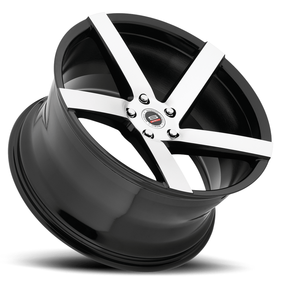 SPEC-1 RACING SPM-80 22x9 5x115 15 Gloss Black Machined