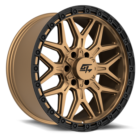 GT OFFROAD Revolt 20x10 6x135 / 6x139.7 -18 Matte Bronze with Black Ring
