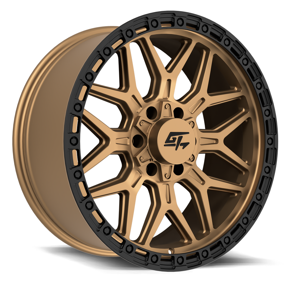 GT OFFROAD Revolt 18x9 8x180 +12 Matte Bronze with Black Ring