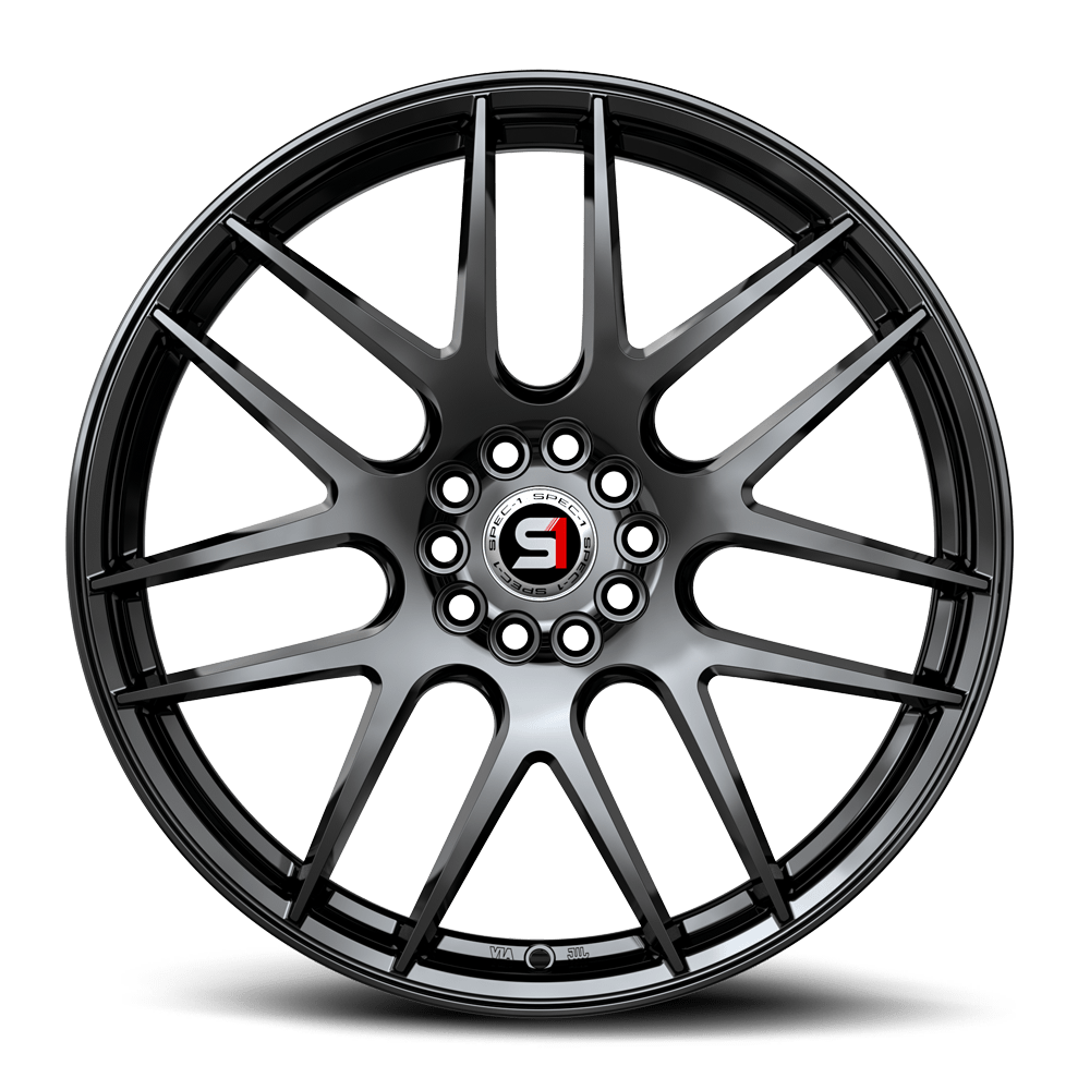 SPEC-1 RACING SP-65 17x8 5x112/5x114.3 42 Gloss Black