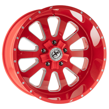 XF OFFROAD XFX-302 24x14 6x135/6x139.7 -76 Red Milled