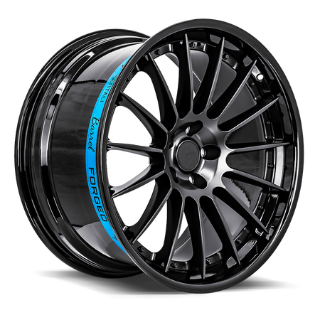 SENTALI BARREL SB2 19x8.5 5x120 35 Gloss Black Lip / Matte Black Centre