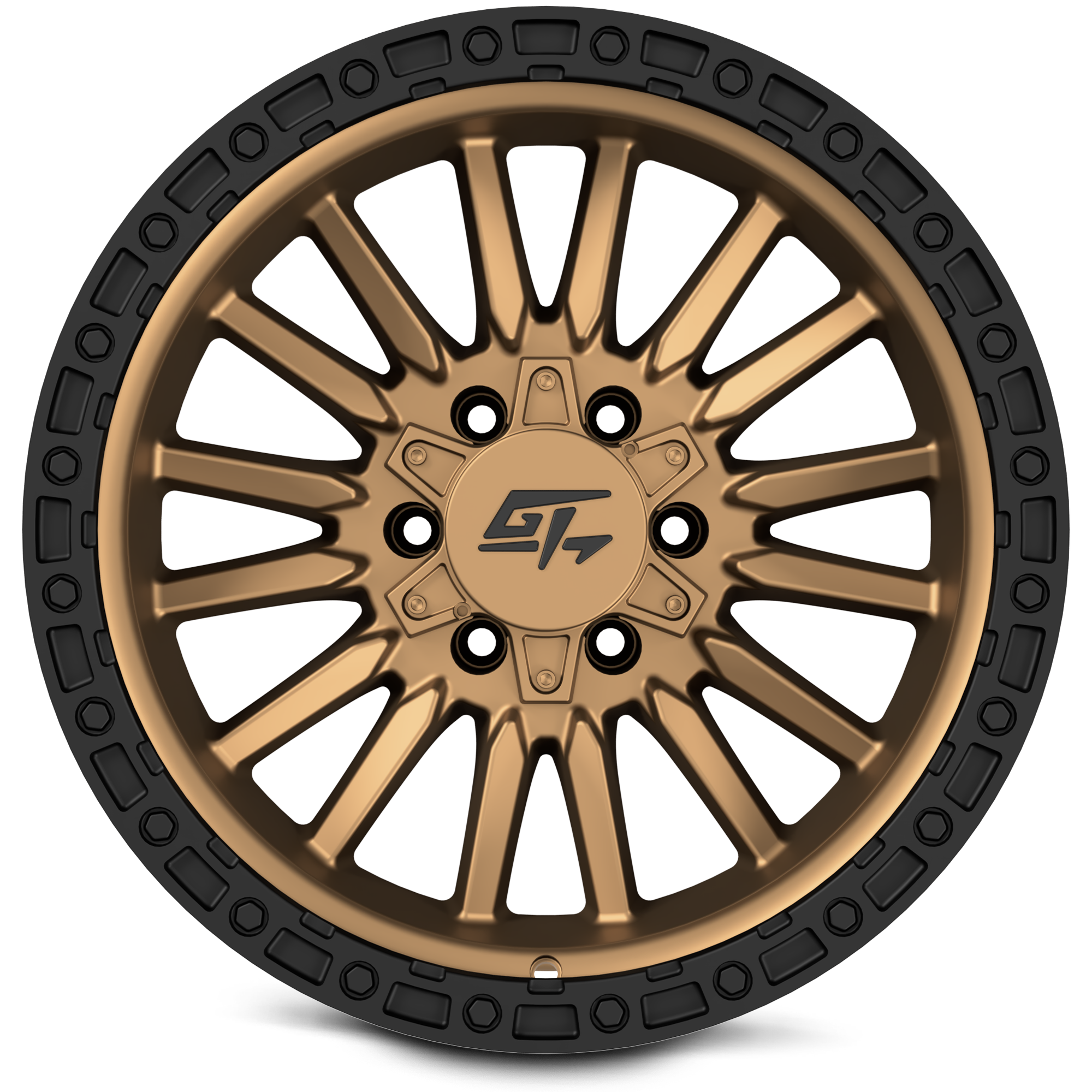 GT OFFROAD CHAMBER 20x10 8x165.1/8x170 -18 Black Ring / Matte Bronze Centre