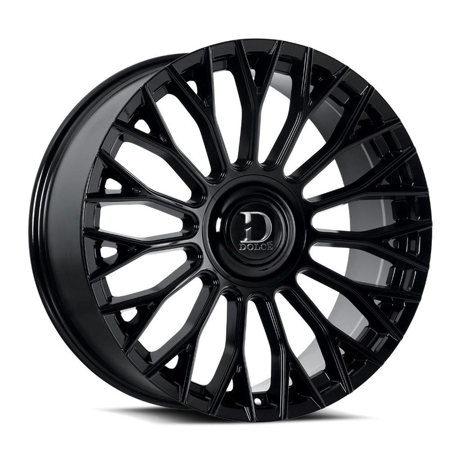 DOLCE LUXURY – ROMA GLOSS BLACK – 24X10 – 6x135/6x139.7 – 25 mm – Glossy Black