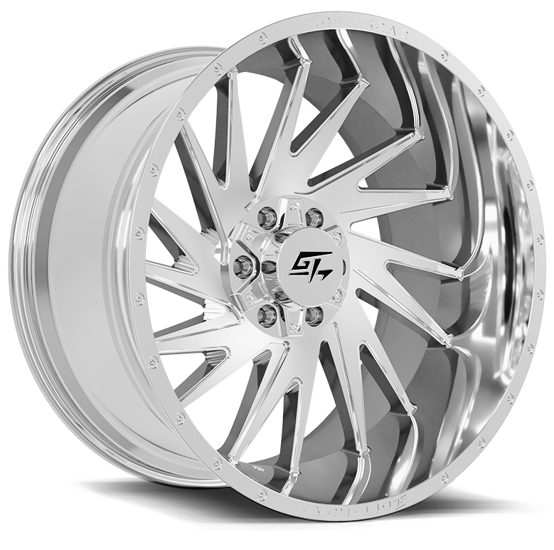 GT OFFROAD Tomahawk 24x12 8x165.1 / 8x170 -44 Chrome