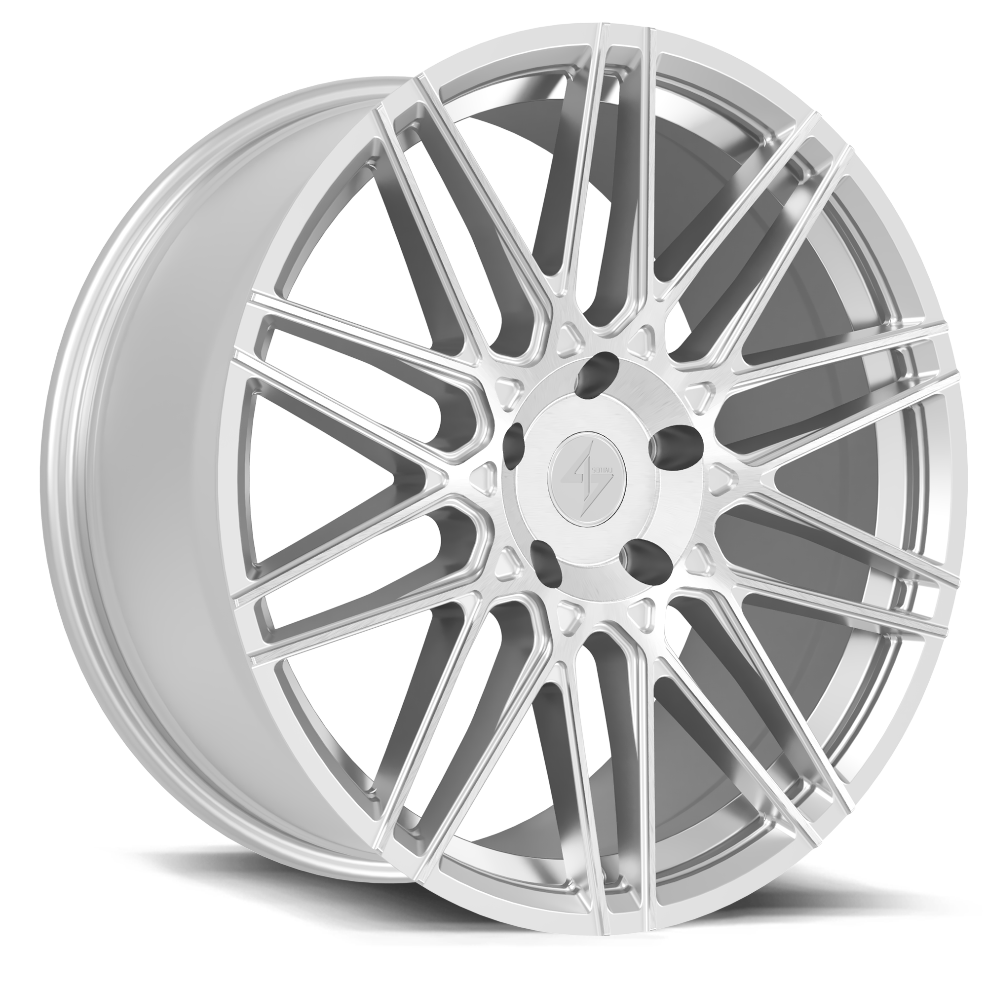 SENTALI STREET SS6 Drift 20x9 5x114.3 +35 Hyper Silver Diamond Cut