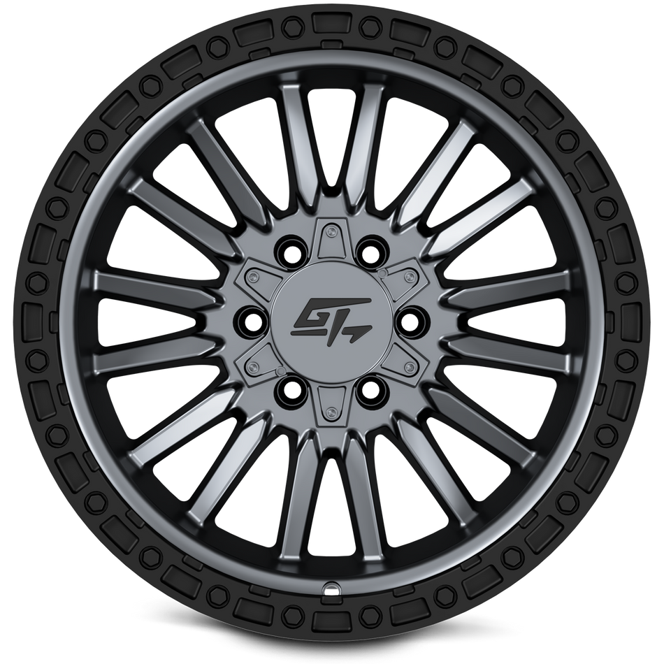 GT OFFROAD CHAMBER 20x12 5x127/5x139.7 -44 Black Ring / Matte Gunmetal Centre