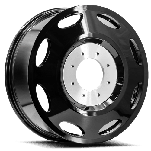XF OFFROAD DUALLY INNER-GB 22x8.25 8x165.1 100 Gloss Black Dually