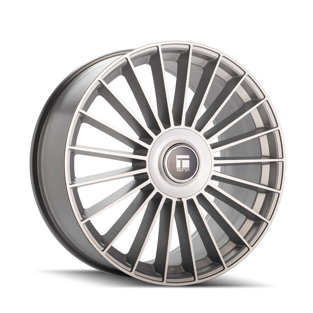 Touren Wheels TR10 – 22x9, 5x115/5x139.7, +20 – Satin Silver Machined