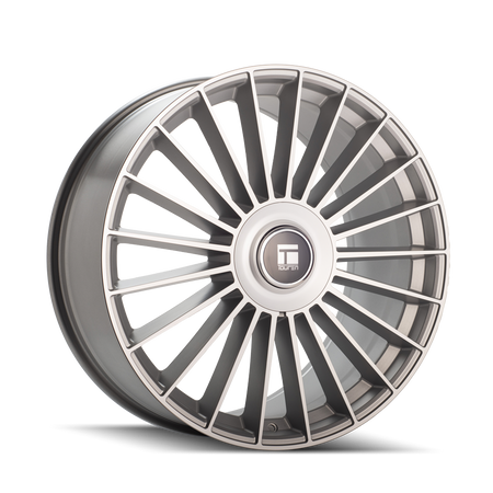 Touren Wheels TR10 – 24x10, 5x112/5x120, +35 – Satin Silver Machined