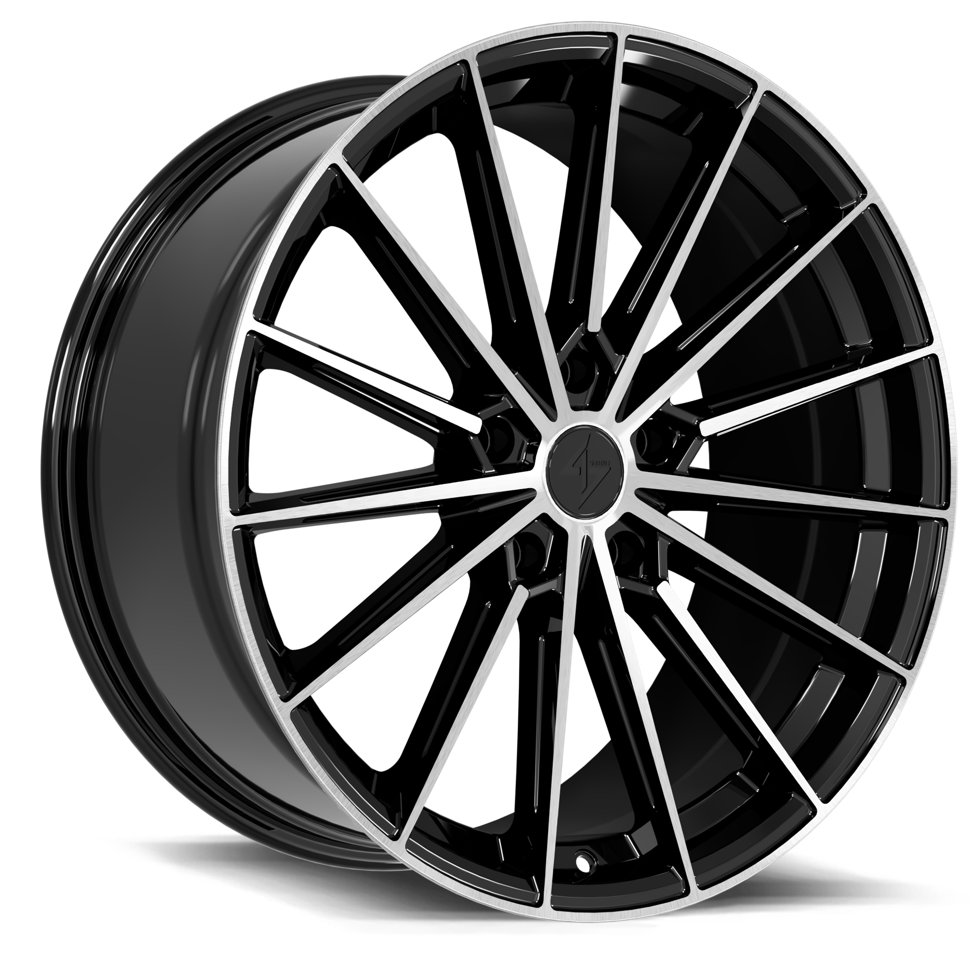 SENTALI STREET SS7 Recoil 19x8.5 5x114.3 +35 Gloss Black Machined Face