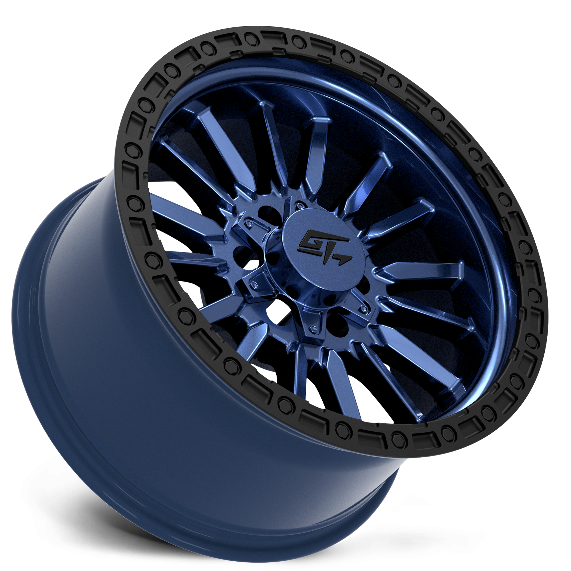 GT OFFROAD CHAMBER 18x10 6x135/6x139.7 -18 Black Ring / Midnight Blue Centre