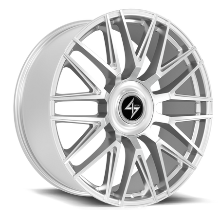 SENTALI LUXX Empire 24x10 6x135 / 6x139.7 +20 Hyper Silver Diamond Cut Face