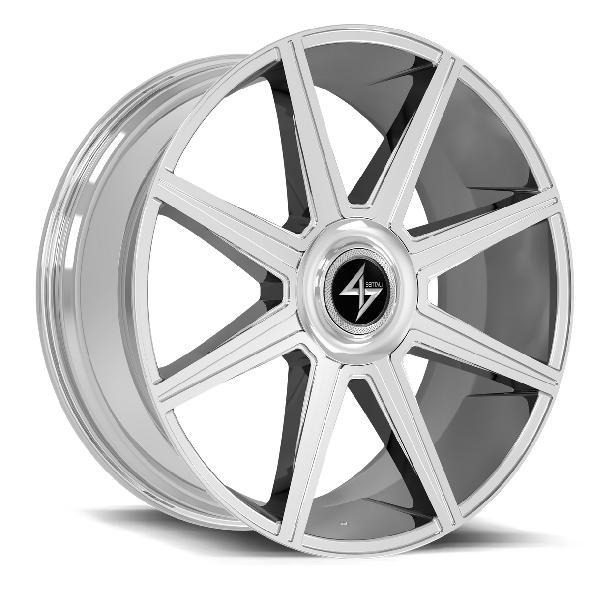 SENTALI LUXX Aristocrat 22x9 5x112 / 5x114.3 +30 Chrome