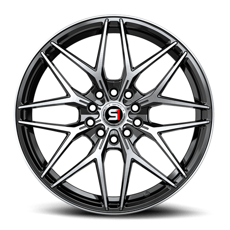SPEC-1 RACING SP-60 17x7.5 5x110/5x114.3 42 Gloss Black & Machined