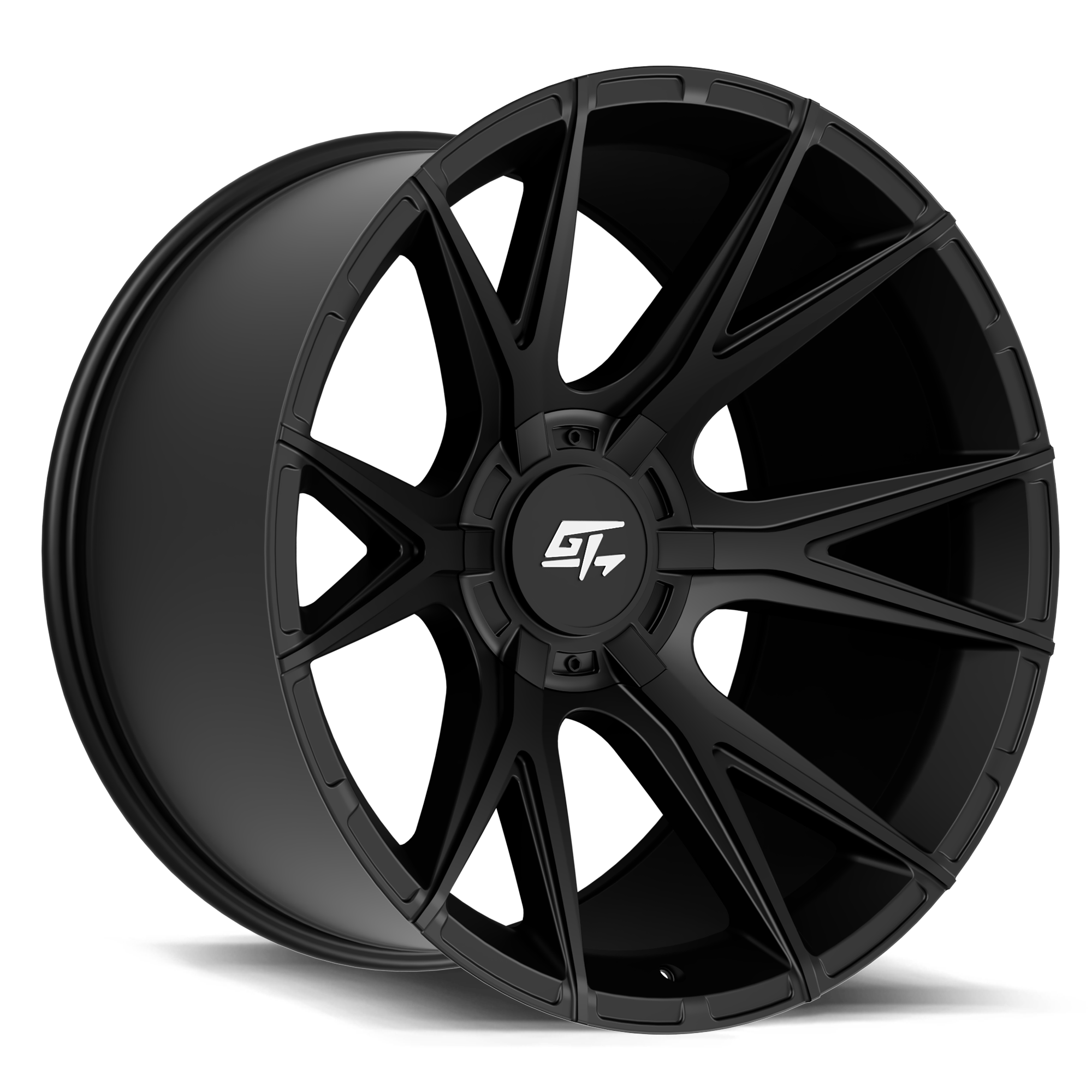 GT OFFROAD Fusion 22x12 8x165.1 / 8x180 -44 Satin Black