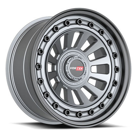 VORTEK VRD-702 18x9 6x135/6x139.7 0 Matte GunMetal Black Bolts / Lip