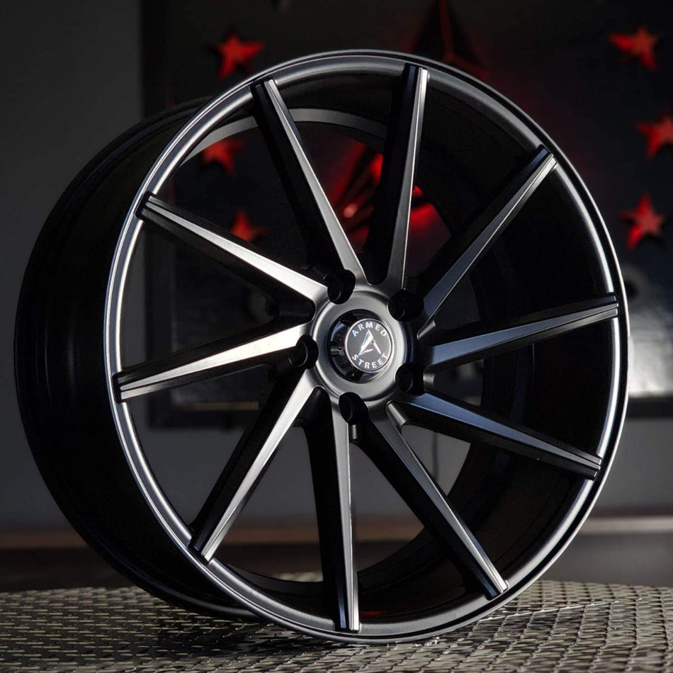 Armed Street .38 Cal 18x8 5x112 5x114.3 +35