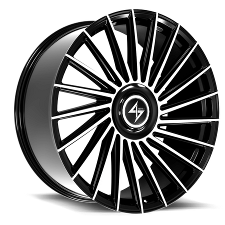 SENTALI LUXX Legacy 24x10 5x127 / 5x120 +30 Gloss Black Machined