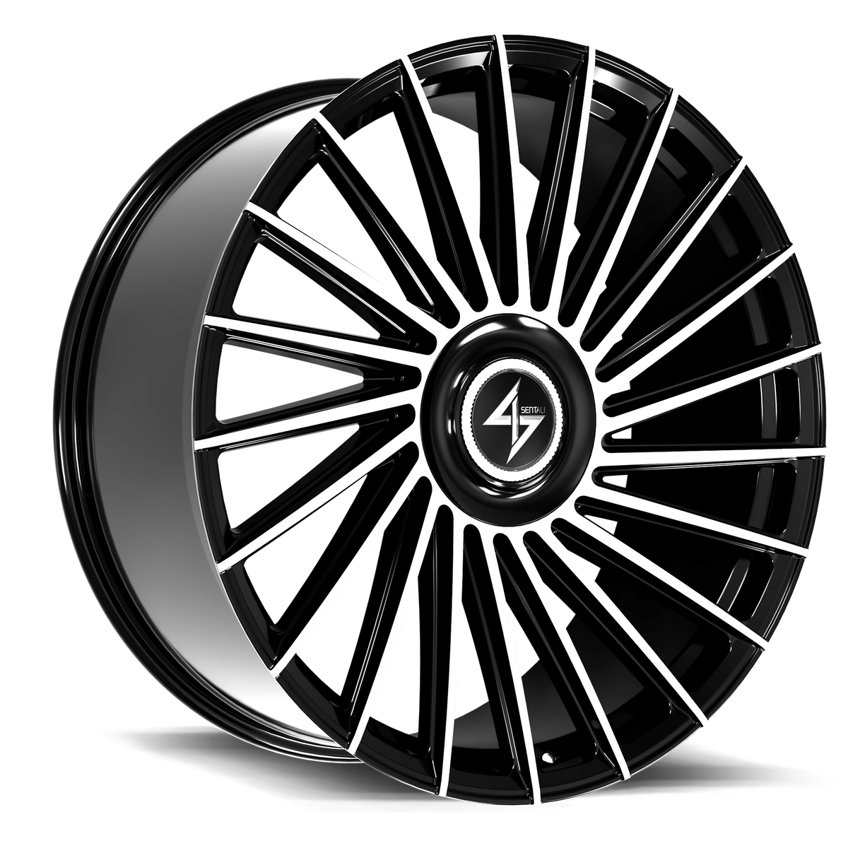 SENTALI LUXX Legacy 22x9 5x112 / 5x114.3 +30 Gloss Black Machined