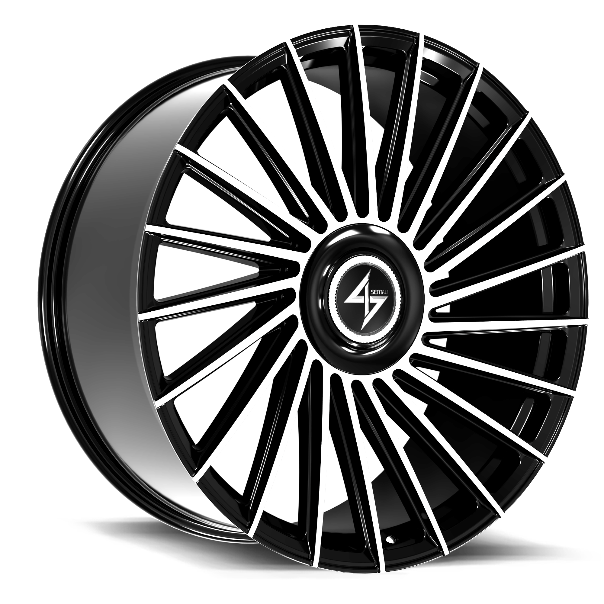 SENTALI LUXX Legacy 24x10 6x135 / 6x139.7 +20 Gloss Black Machined