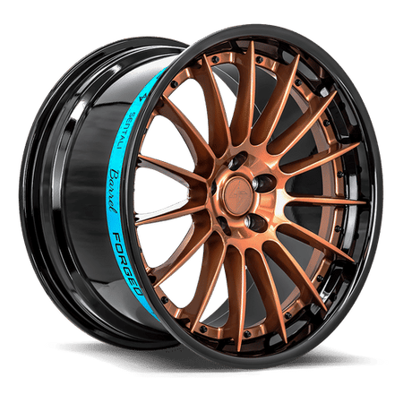 Sentali Barrel Forged SB2 19x8.5 5x114.3 35 Gloss Black Lip / Gloss Bronze Centre