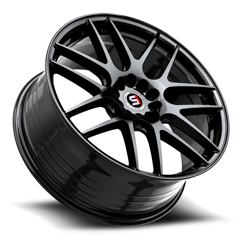 SPEC-1 RACING SP-65 17x8 5x112/5x114.3 42 Gloss Black