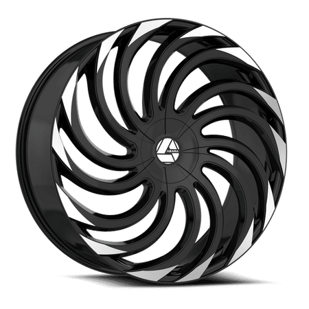 AZARA AZA-534 22x8.5 5x114.3/5x120 38 Gloss Black Machined