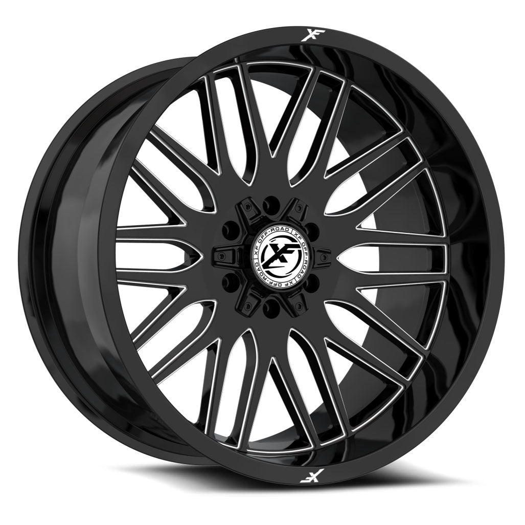 XF OFFROAD XF-240 24x14 6x135/6x139.7 -76 Gloss Black Milled