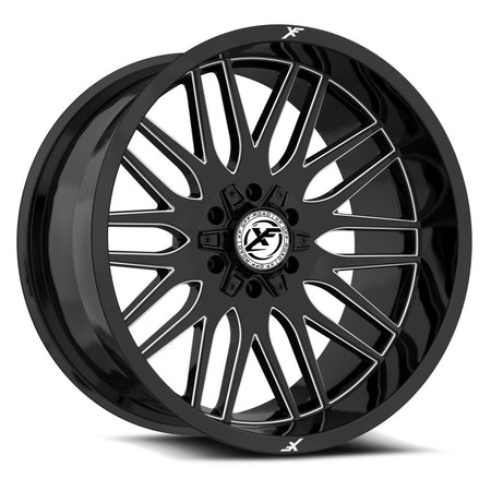 XF OFFROAD XF-240 24x14 6x135/6x139.7 -76 Gloss Black Milled