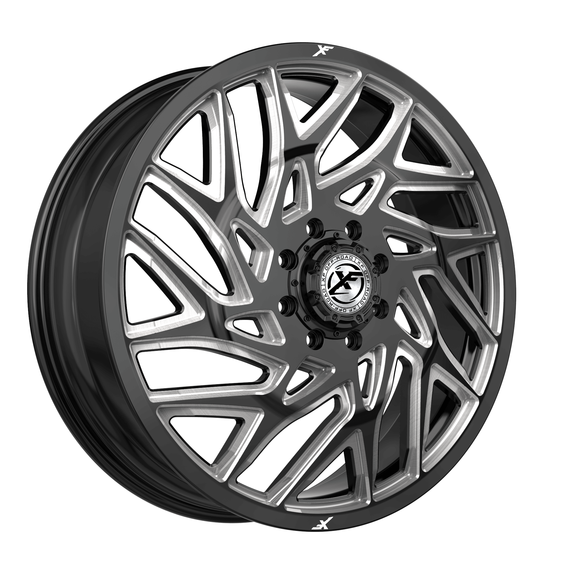 XF OFFROAD XF-229GBML-F 22x8.25 8x200 110 Gloss Black Milled