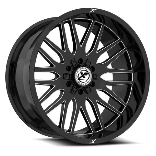 XF OFFROAD XF-240 20x10 5x127/5x139.7 -12 Gloss Black Milled