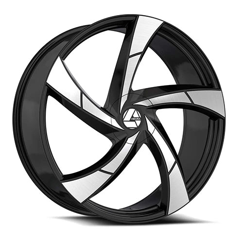 AZARA AZA-524 20x8.5 5x112/5x114.3 35 Gloss Black Machined