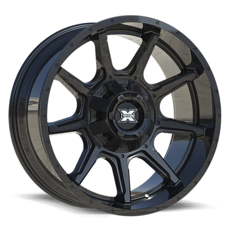 TWISTED OFF-ROAD TW2 22x10 5x127/5x139.7 -18 Gloss Black