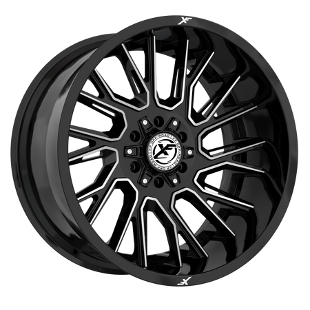 XF OFFROAD XF-230 22x10 6x135/6x139.7 -24 Gloss Black Machined