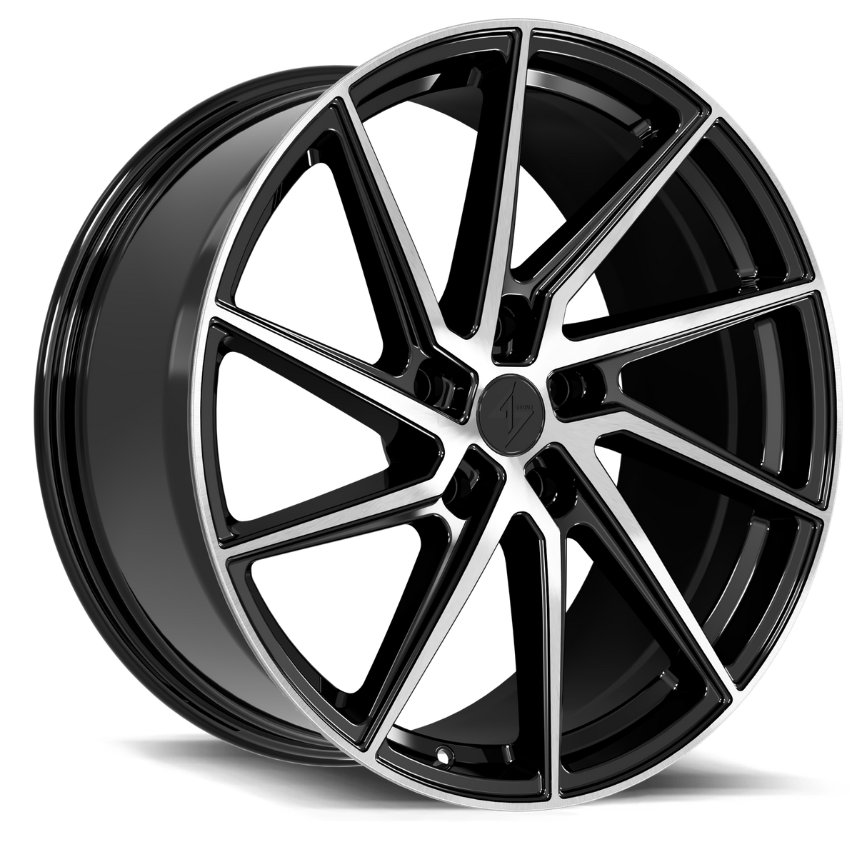 SENTALI STREET SS5 Apex 19x8.5 5x120 +35 Gloss Black Machined Face