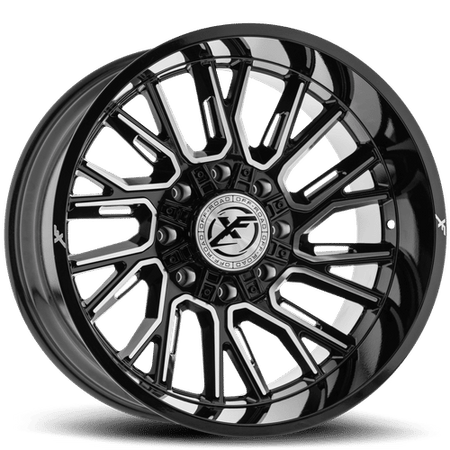 XF OFFROAD XF-230 20x9 5x127/5x139.7 12 Gloss Black Milled