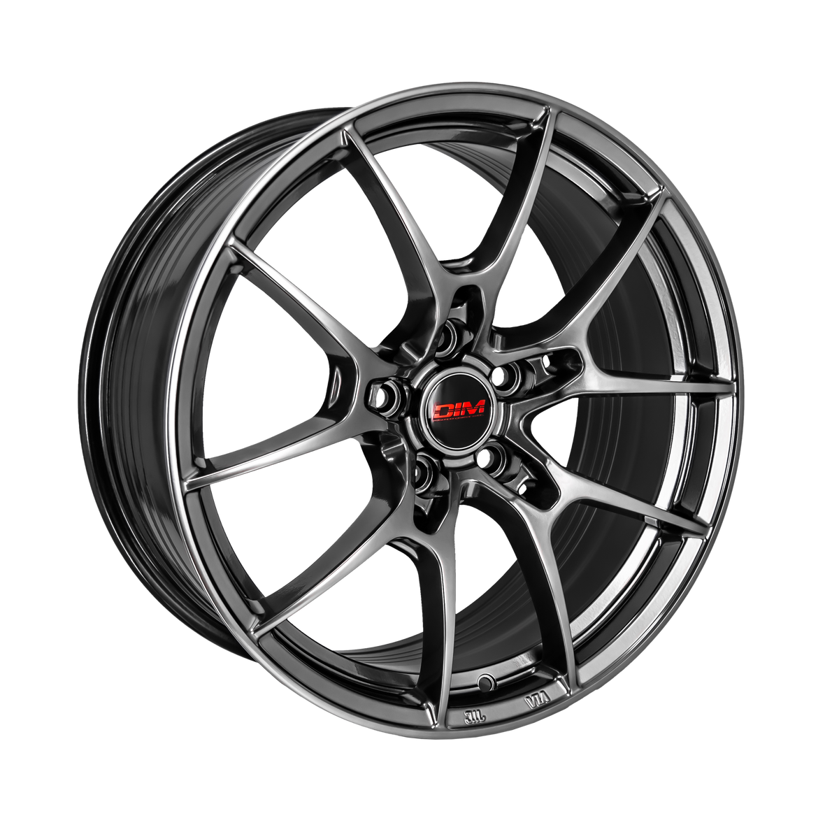 DIM WC001 18x8 5x120 30 Grey Silver Lip