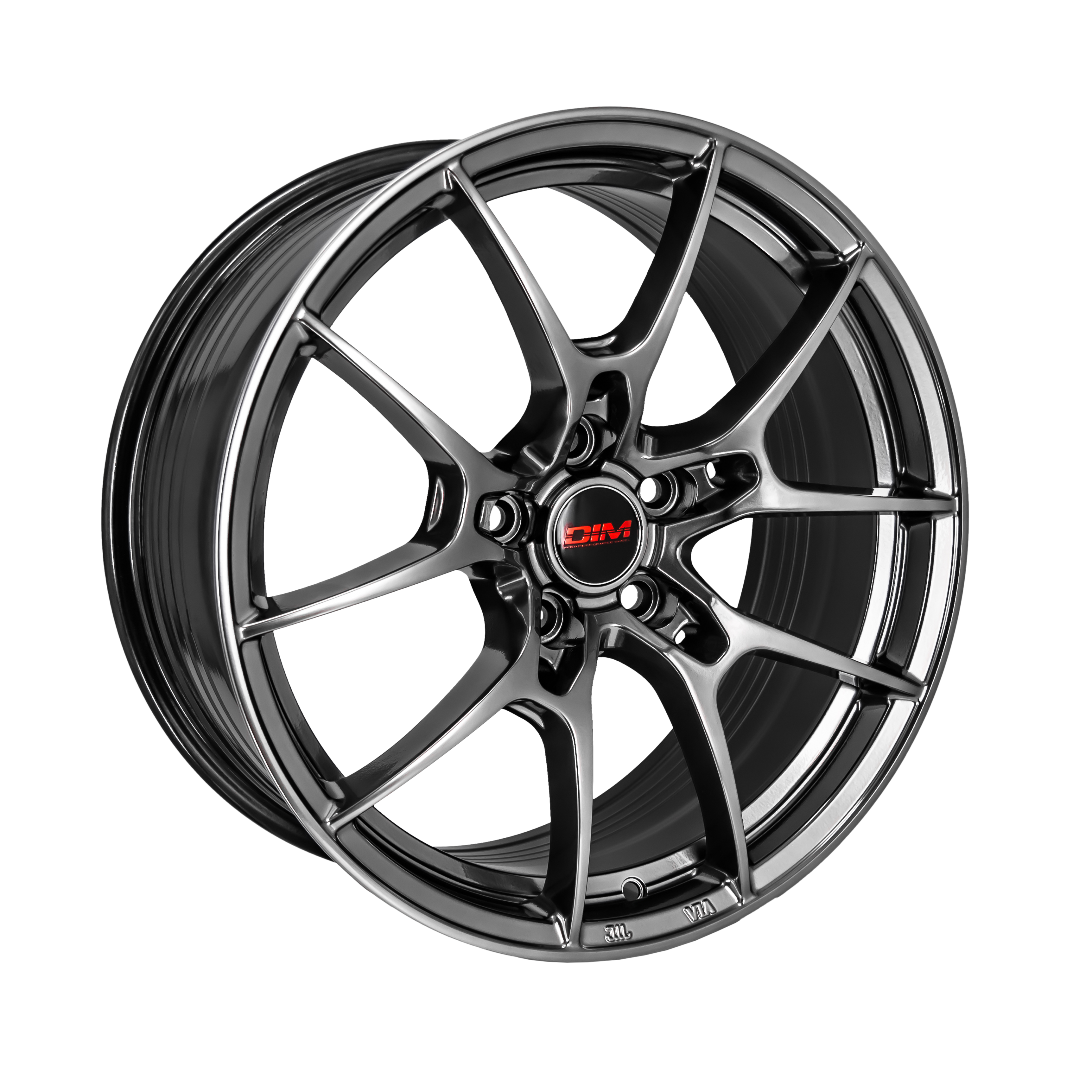 DIM WC001 18x8 5x120 30 Grey Silver Lip