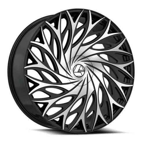 AZARA AZA-525 20x8.5 5x112/5x114.3 35 Gloss Black Machined