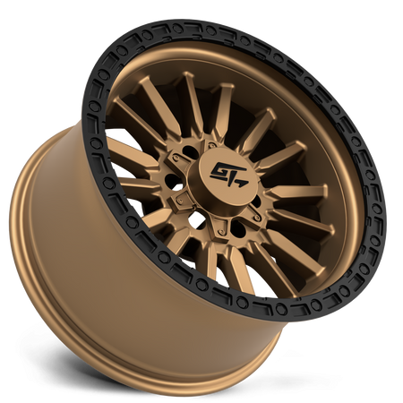 GT OFFROAD CHAMBER 18x12 5x127/5x139.7 -44 Black Ring / Matte Bronze Centre