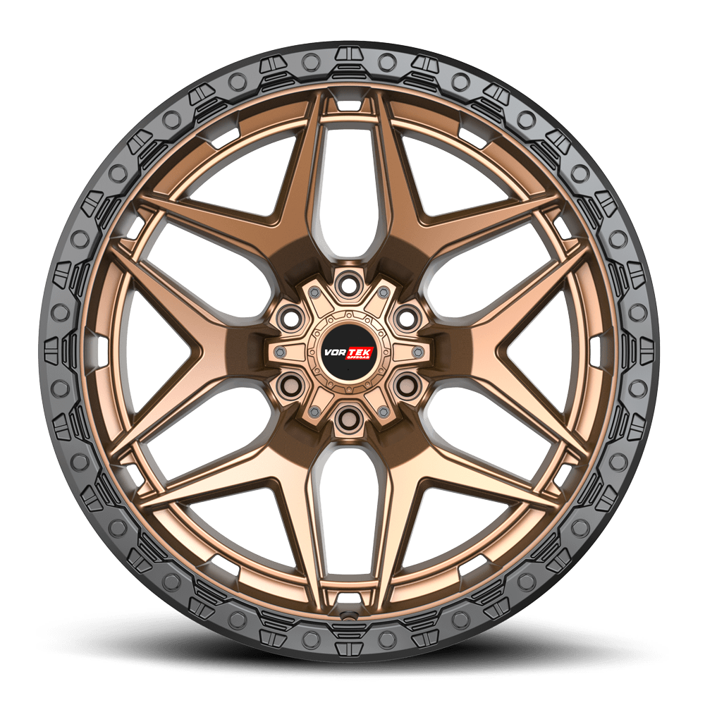 VORTEK VRT-603 20x9 6x135/6x139.7 0 Matte Bronze Black Bead Ring