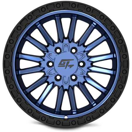 GT OFFROAD CHAMBER 18x12 6x135 / 6x139.7 -44 Black Ring / Midnight Blue Centre