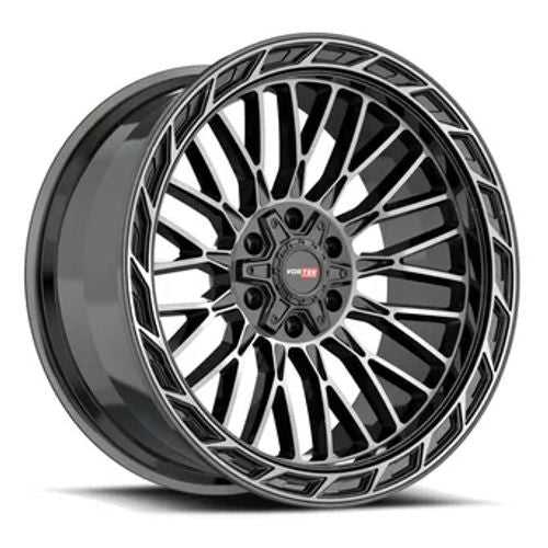 VORTEK VRP-502 20x9 6x135/6x139.7 18 Black Diamond Cut W/ Dark Tint