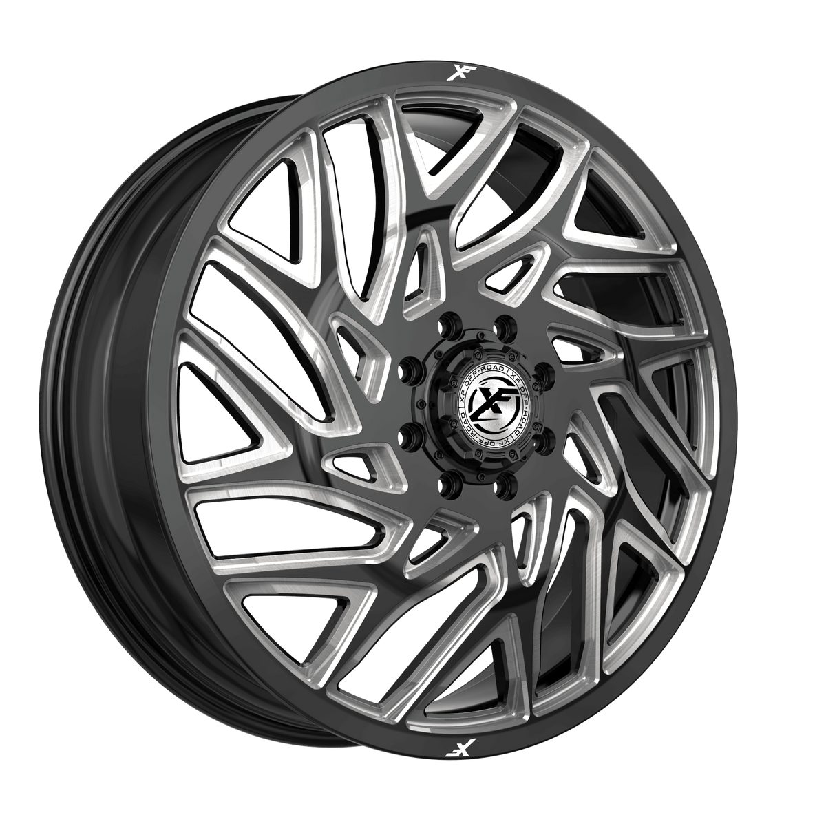 XF OFFROAD XF-229GBML-F 26x8.25 8x165.1 110 Gloss Black Milled